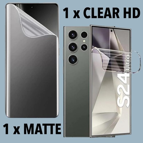 Clear matte hydrogel - clear, screen
